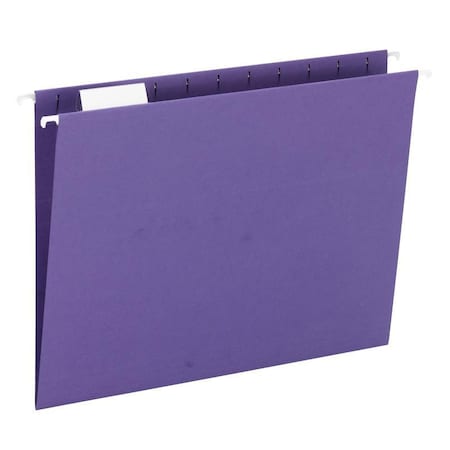 Smead Folder, Hanging, Ltr, 1/5, Prpl Pk SMD64072